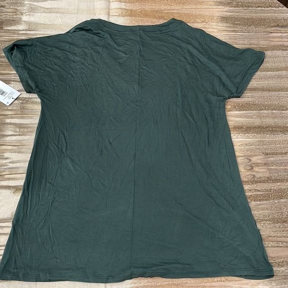 Josie Natori Women's Elements Dolman V-Neck Top-S - Picture 6 of 8